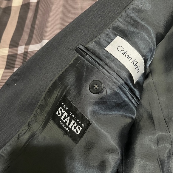 Calvin Klein Men’s Suit (2 pc) in Charcoal - Picture 2 of 5